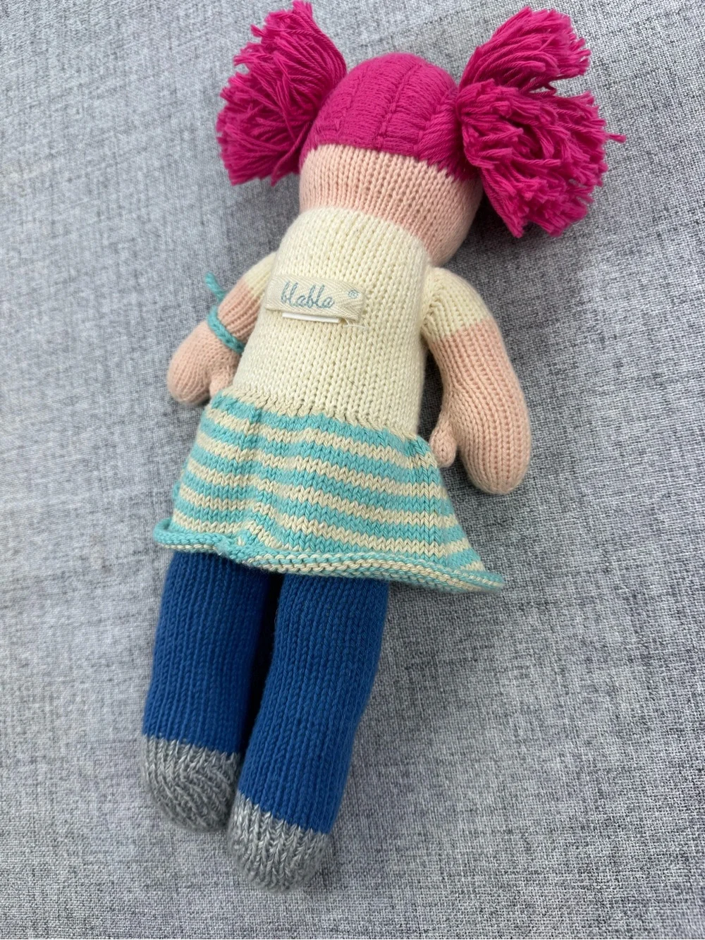 BlaBla Lola The‎ Rocker Knit Stuffed Doll 14” Tall A